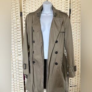 Elle Beige Trench Coat Size S